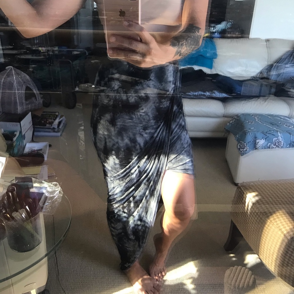 Asymmetrical high low tie dye skirt - Picture 1 of 3